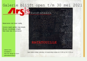 flyer Arsis galerie 30 mei