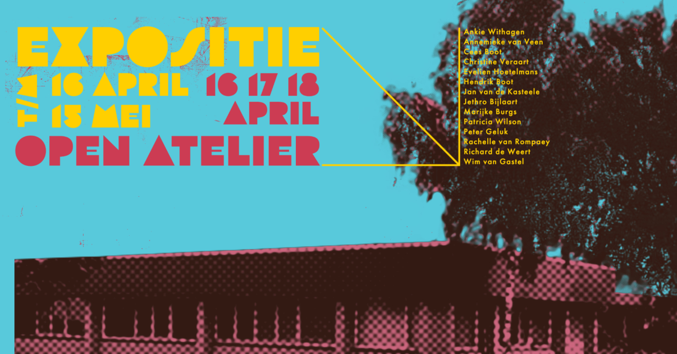 Open atelierdagen en expositie atelier Ravel, 16, 17 en 18 april. 11:00-17:00 uur.