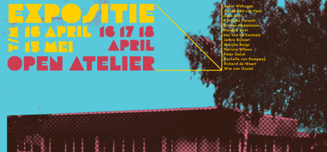 Open atelierdagen en expositie atelier Ravel, 16, 17 en 18 april. Zaterdagen en zondagen t/m 15 mei 2022 11:00-17:00 uur.