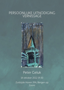 Uitnodiging vernissage Peter Geluk