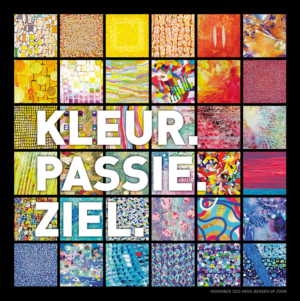 Kleur, Passie, Ziel. Kleurrijke schilderijen van Jo & Josie van 5 t/m 27 november 2022 in Galerie Arsis.