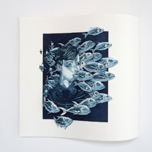 Gallery Lukisan Laura Casas Valle Meerman 3D etching aquatint 2021 38x60x10cm 20210627 125305