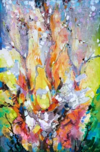 Gallery Lukisan Joop Mijsbergen De grote bosbrand acryl op paneel 2022 20230127 114020