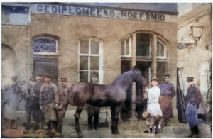 Smederij Godschalk ca 1900 kleur